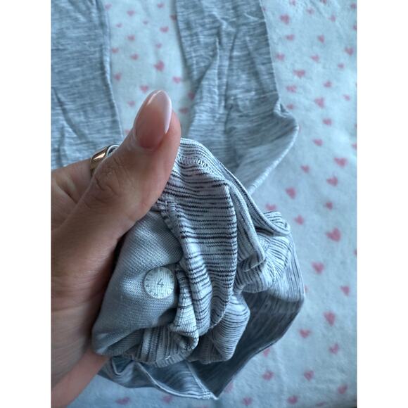 Lululemon High Rise Wunder Under Heather Gray Full length Leggings Size 4 - Picture 7 of 7